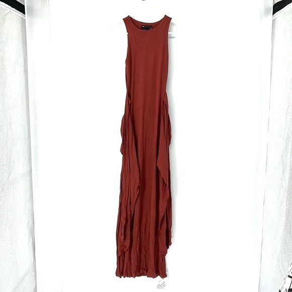 ASOS NWT high neck tie maxi dress women’s 0 - Picture 1 of 9